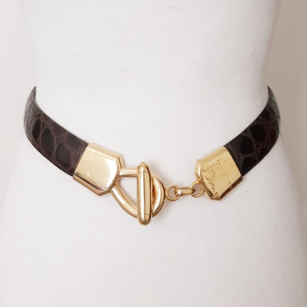 VTG Leather Hook Belt